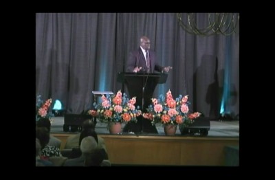 Luturgical Dance by Dr Amanda Standard before Dr Golphin teaches his lesson from Romans 8:9-12