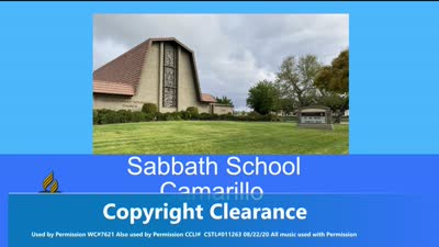 Study Lesson at 9:30AM weekly Followed by Church At Worship at 10:45AM Pst our website www.camarillosda.org