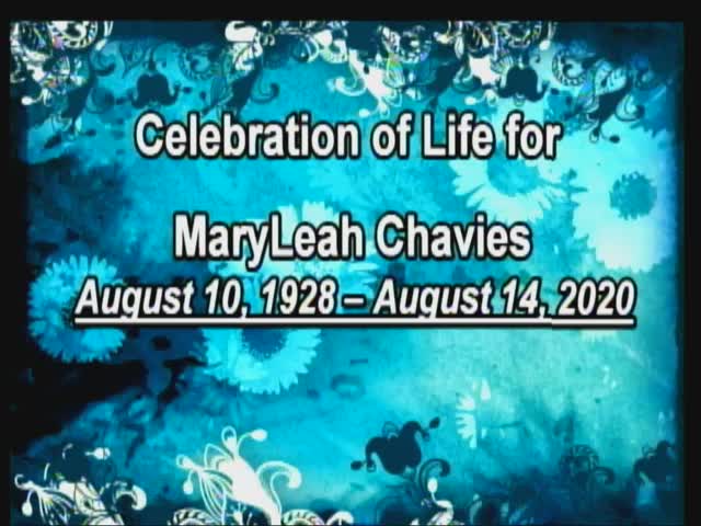 Mary Leah Chavies Funeral 8282020 10 AM