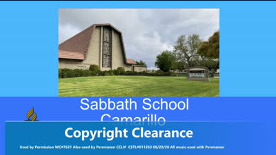 Study Lesson at 9:30AM weekly Followed by Church At Worship at 10:45AM Pst our website www.camarillosda.org