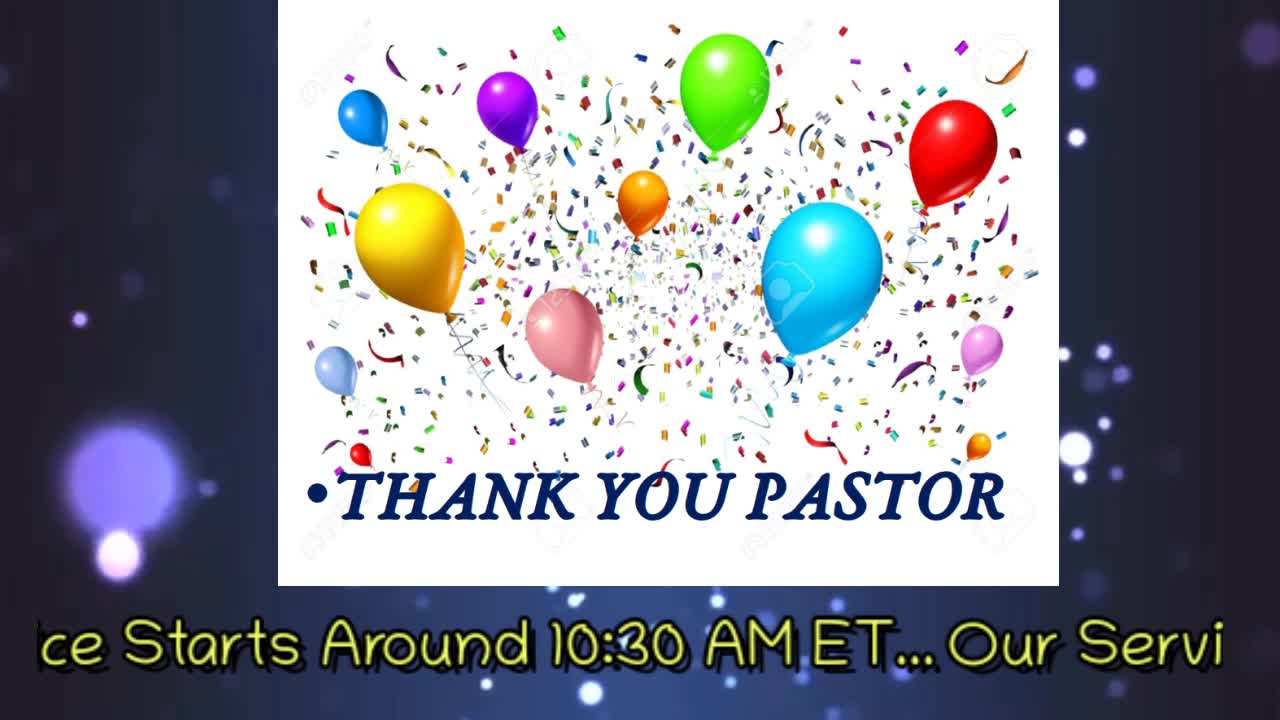1018 Pastor Appreciation Sunday