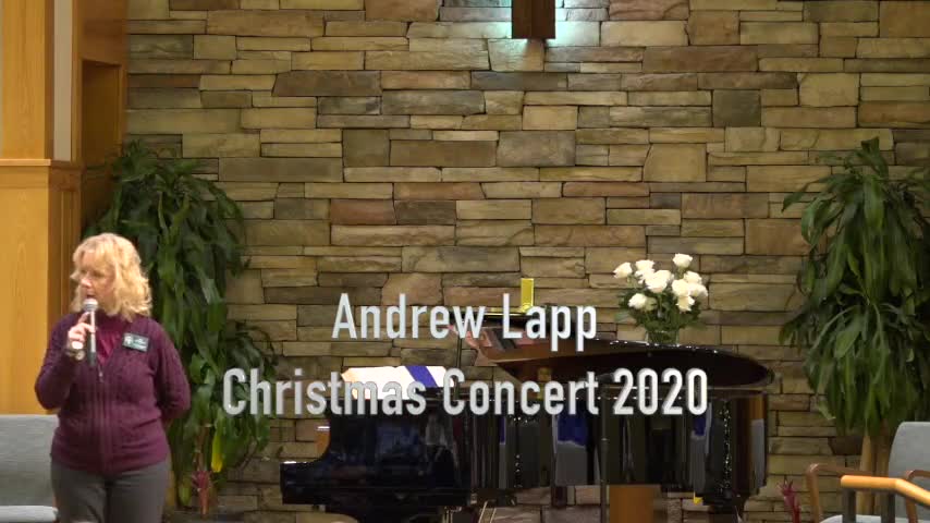 Andrew Lapp Christmas Concert
