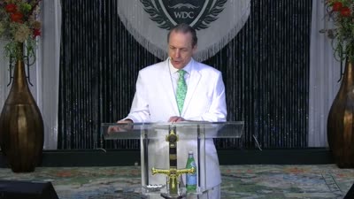 Apostle Philip D. Derber preaches a message on the great and notable day.