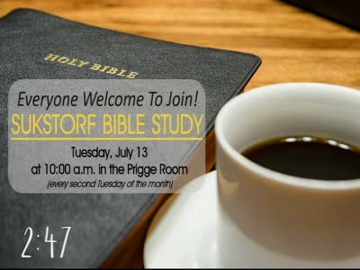 Sunday morning worship featuring contemporary worship and music