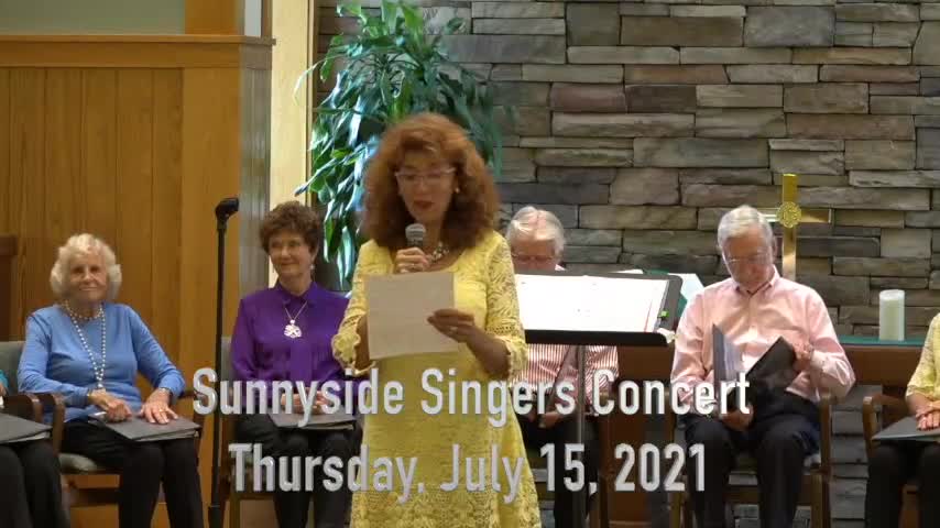 Sunnyside Singers Concert 210715