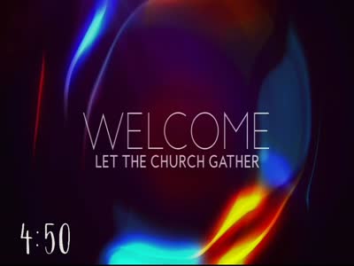 Sunday morning worship featuring contemporary worship and music
