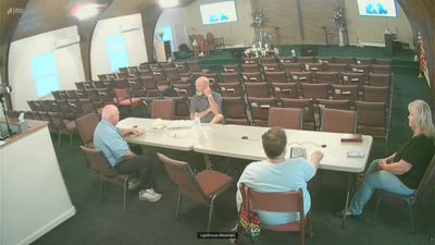 Wednesday evening Bible Study based on Pastor Robert Morris's book Frequency: Who does God speak to?