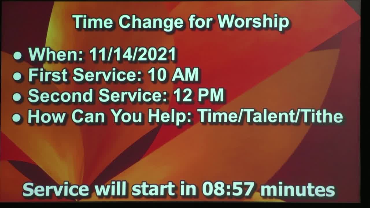 Singing Service for 10 AM  Part One