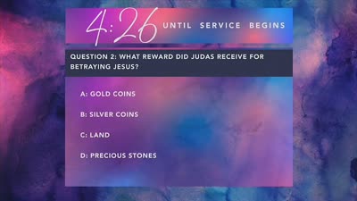 Matthew 27:62-66
Easter Service