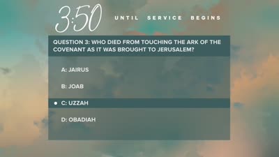 7pm Thursday Bible Class