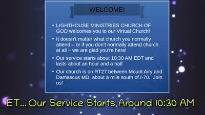 Lighthouse Ministries Church of God
Mount Airy, MD