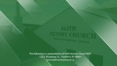 Join our weekly Faith Victory Service broadcast live from Faith Victory Church World Distribution Center in Frankfort, Kentucky.