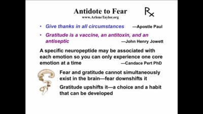 Dr. Arlene Taylor: The Physiology of Fear and Its Antidote