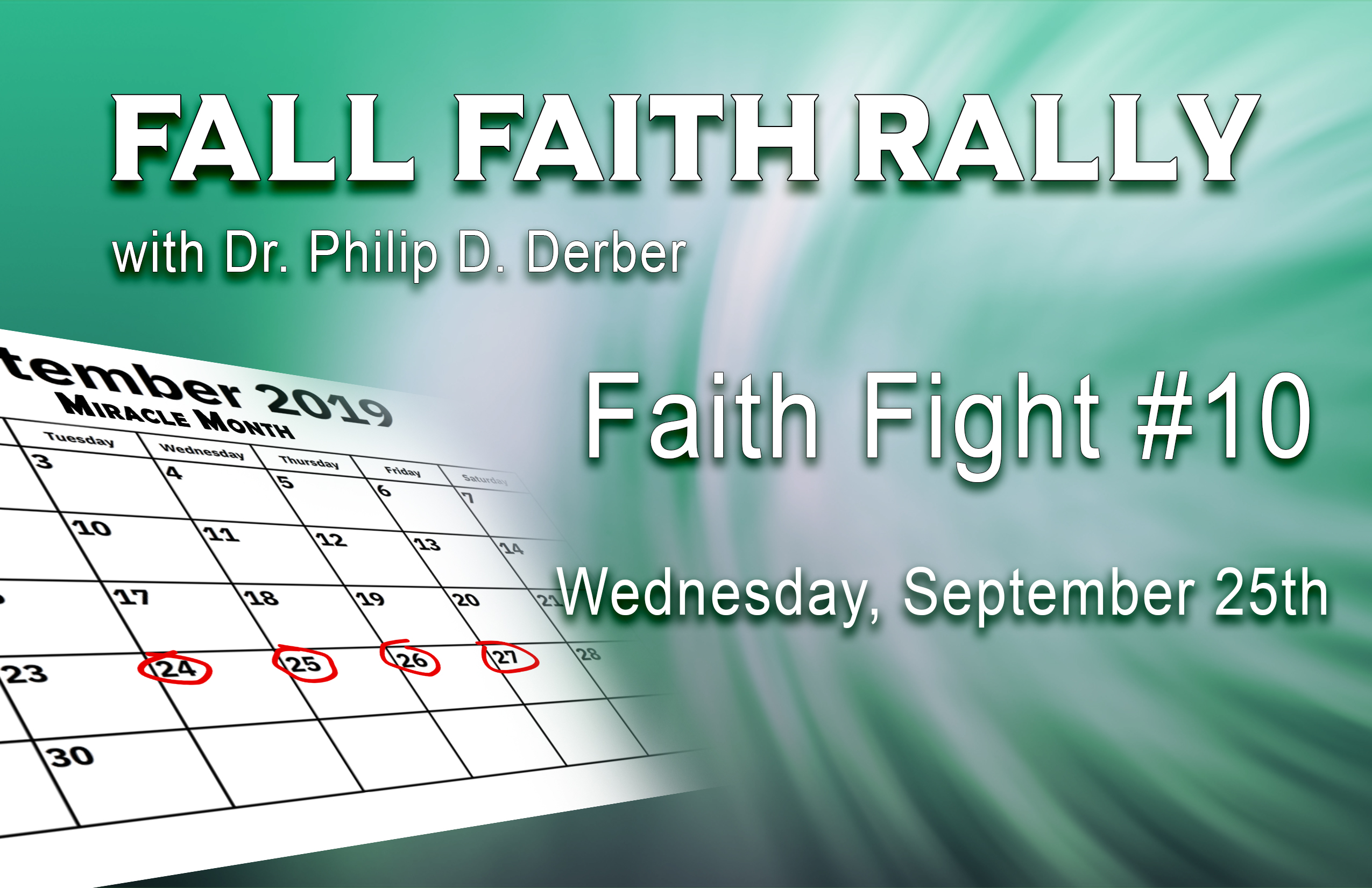 Dr. Derber continues in this series teaching how it's through joy that our faith is unrelenting.