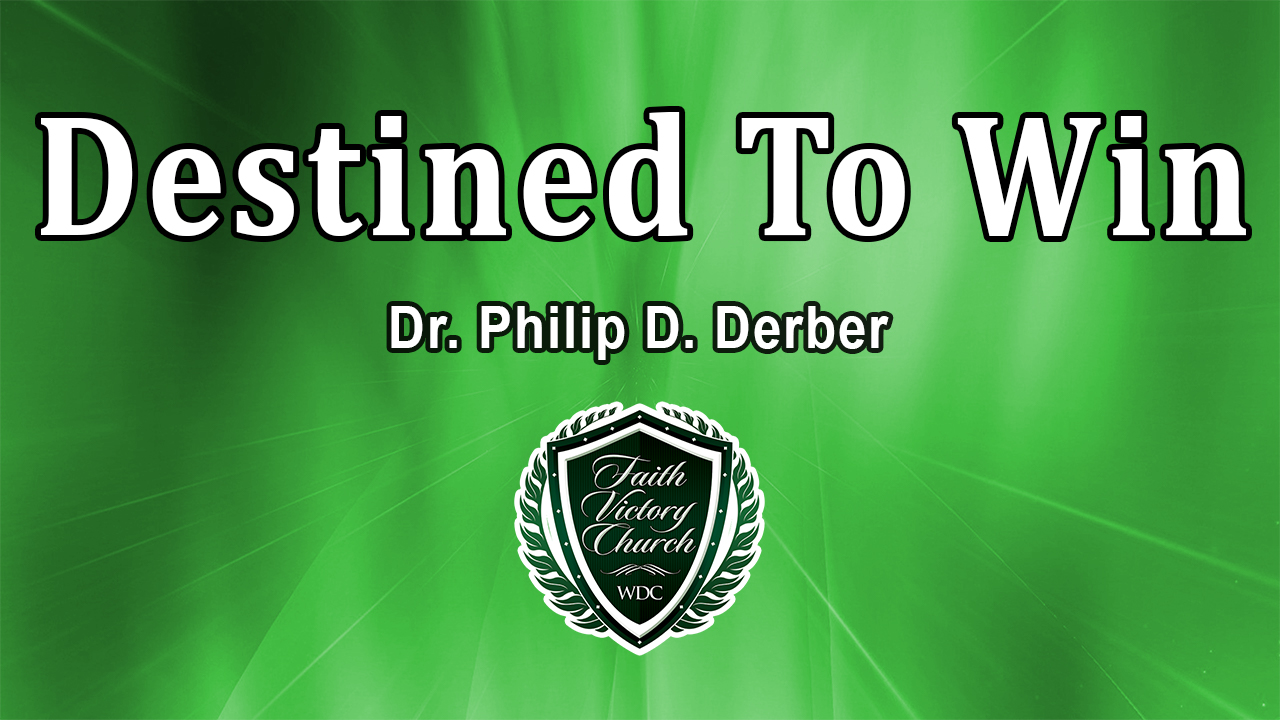 Dr. Philip D. Derber delivers a powerful message on fulfilling destiny.