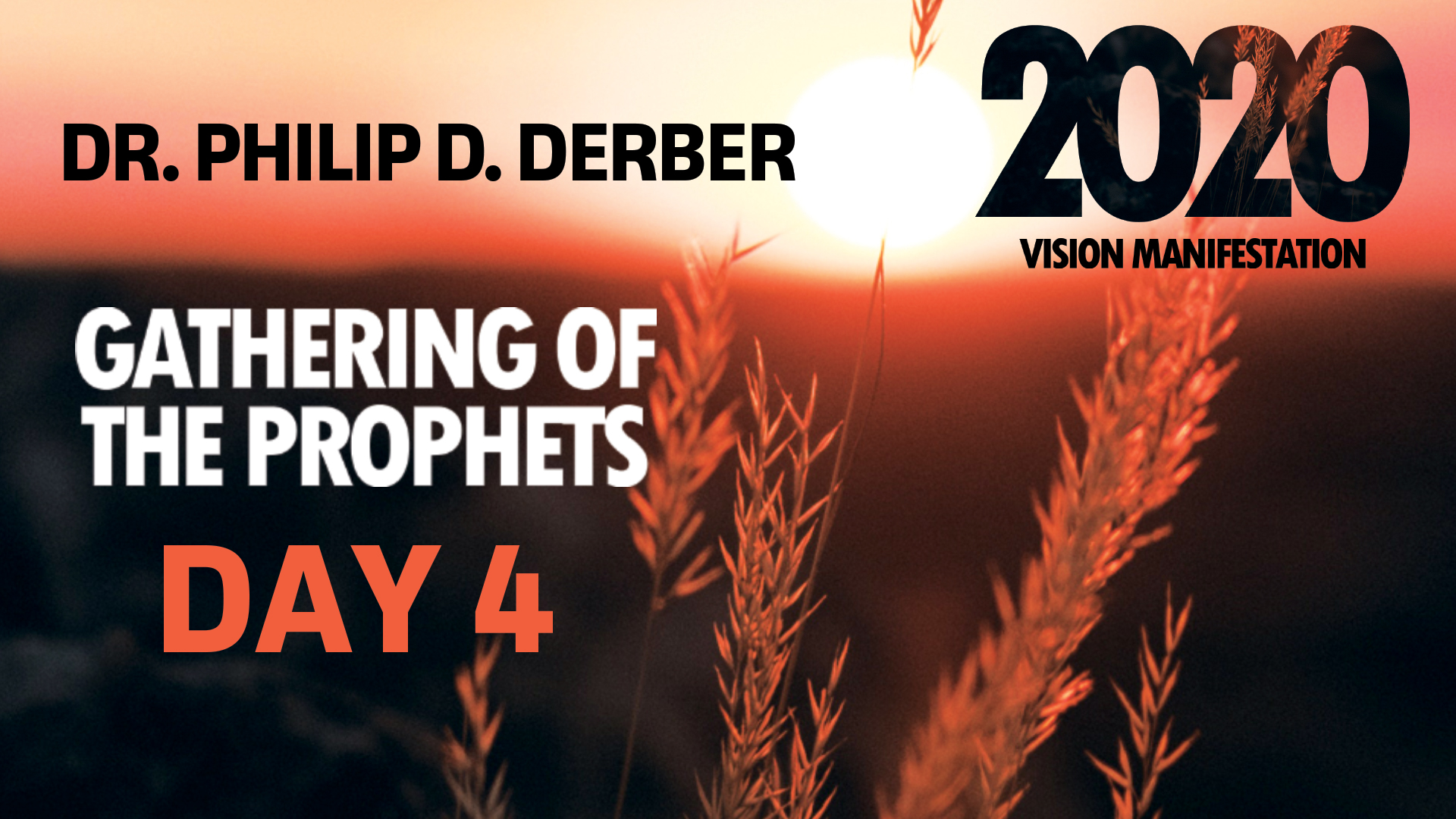 Dr. Derber teaches on how the God of the valley brings vision manifestation.