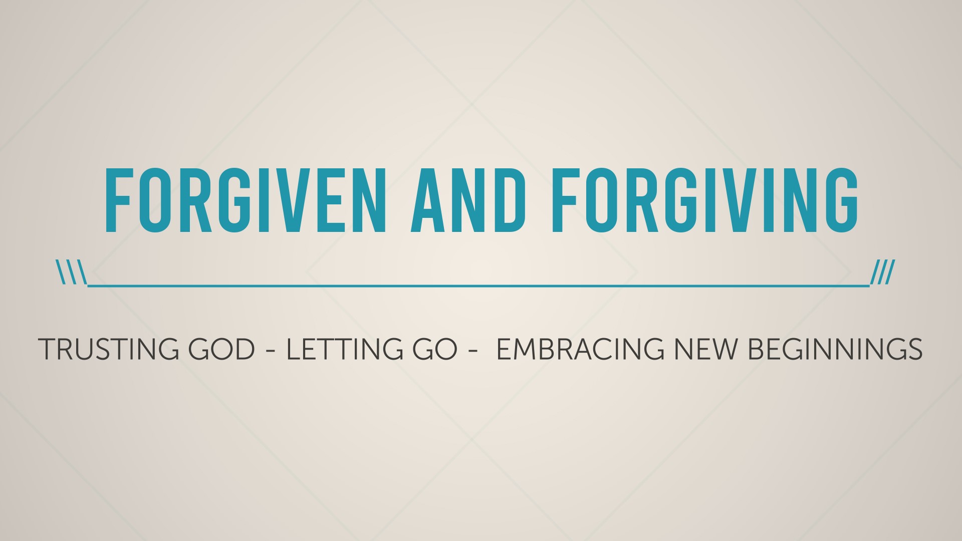 Forgiven and Forgiving | 3-2-25