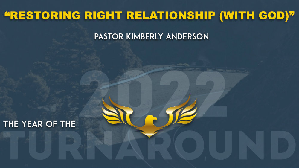 Restoring Right Relationship with God