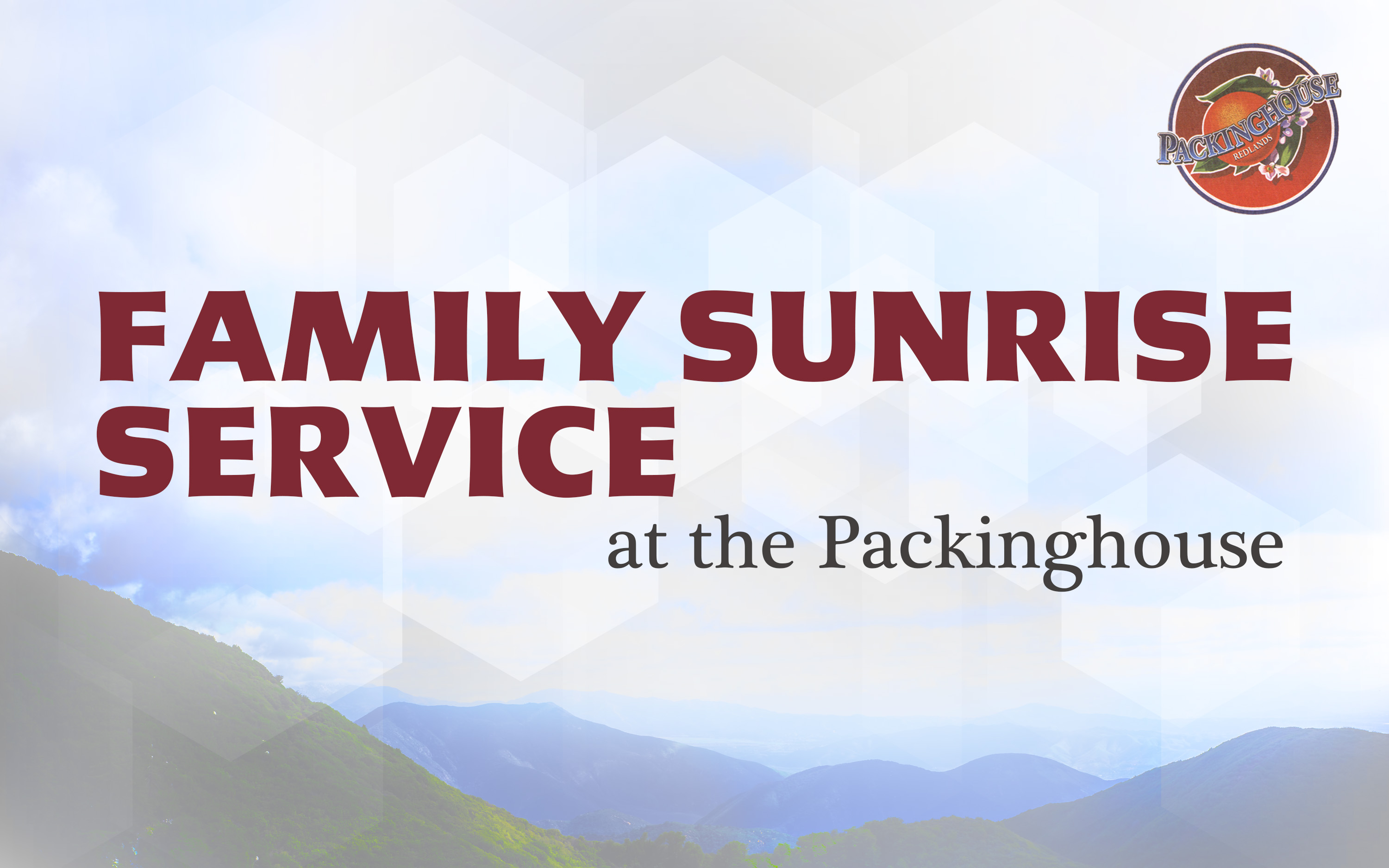 Family Sunrise Service