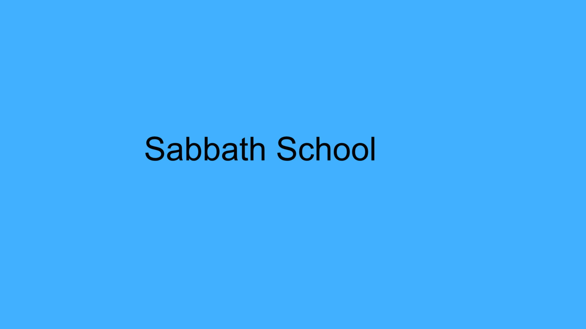 12/19/20Sabbath School