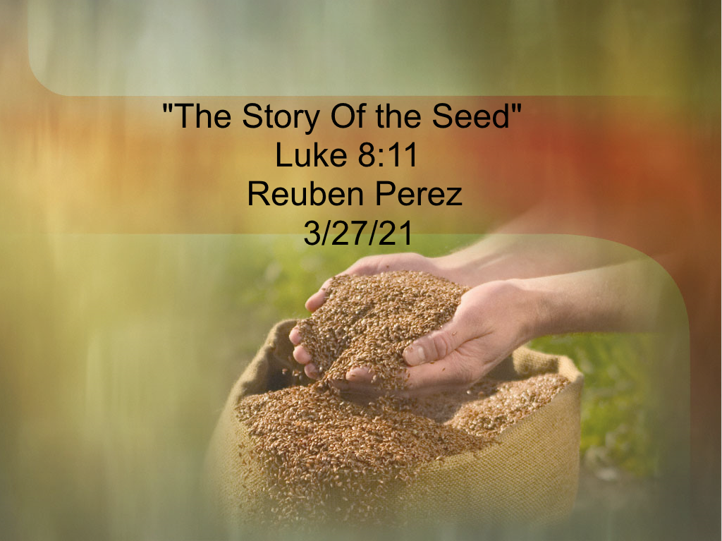 "The Story Of The Seed"3/27/21