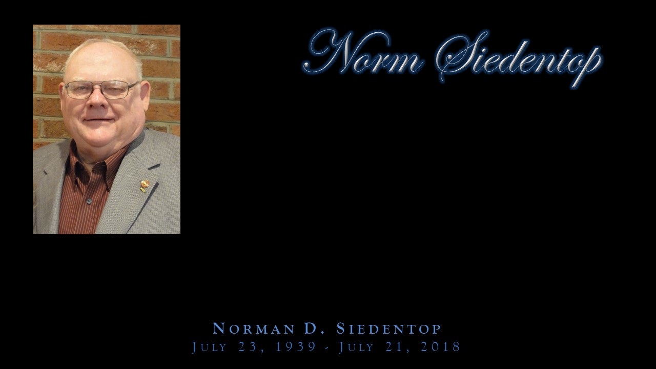 Memorial Service for Norman D. Siedentop