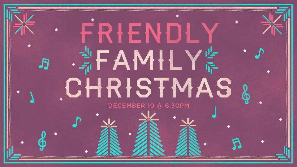 Our Annual Christmas Program, "A Friendly Family Christmas" will be streamed for those who can not attend in person.
The program will feature singing, readings, dance and presentations celebrating Christ by members of the Friendly Avenue family and some members of area congregations.
Join Our Celebration!