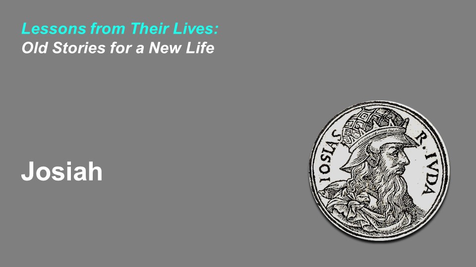 Our Adult Bible Class lesson series is titled "Lessons from their Lives.". This week's class will be taught by Mark Brown. We will Go Live at 9:00 am and end at approximately 9:45 am. Sunday's lesson is titled "Josiah".