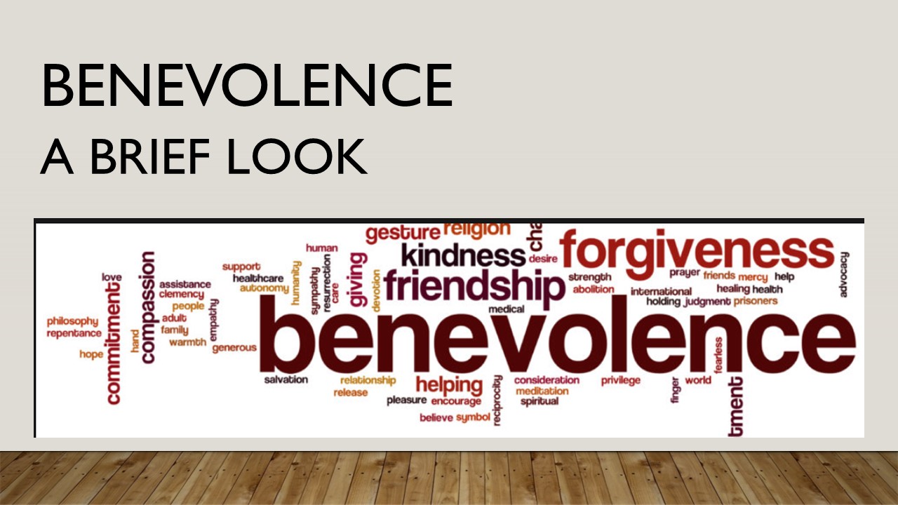 Kevin Herrmann is preaching. Kevin's lesson is titled: "Benevolence". The scripture reading is Galatians 6:6-10.
Join Us!
