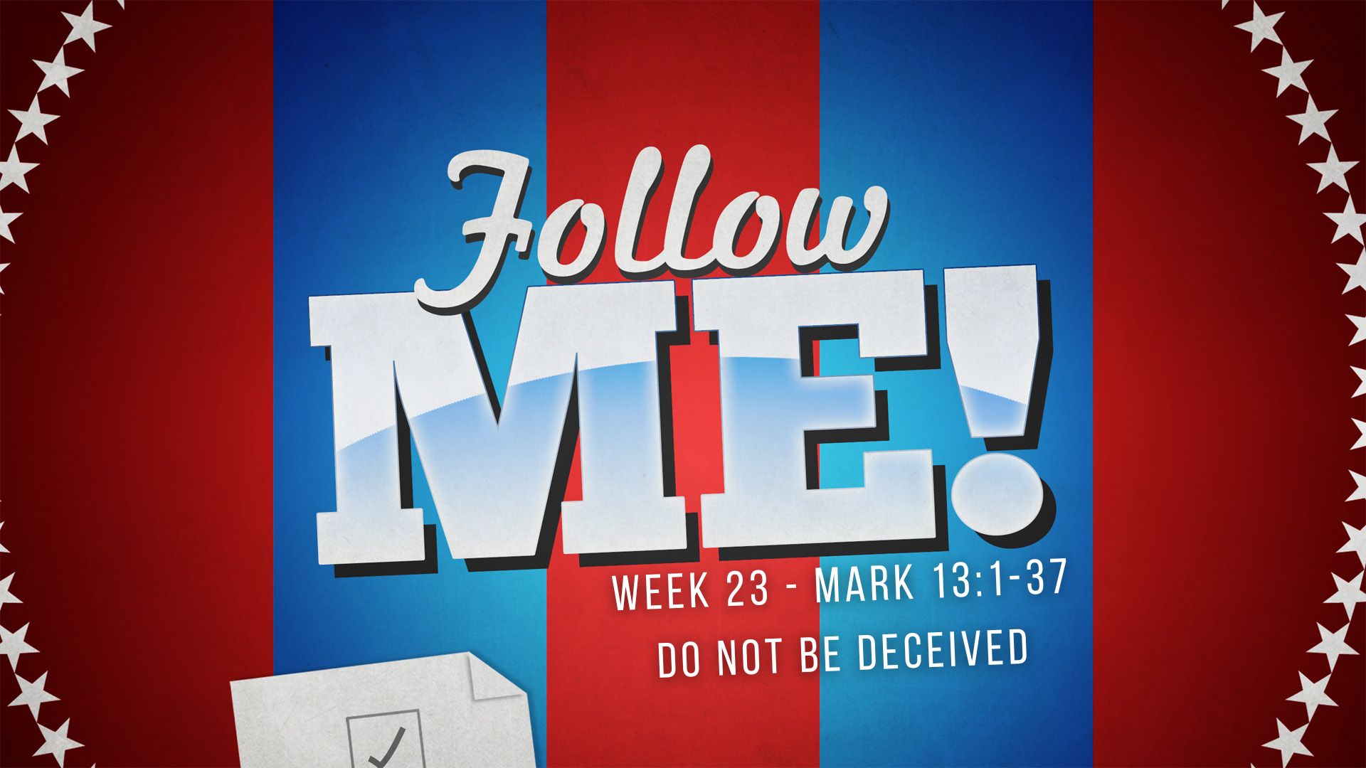 Our Pulpit Minister, Dr. Jason Noble is preaching. Jason's lesson is titled: "Follow Me: Do Not Be Deceived'". The scripture reading will be from Mark 13:1-37.
Join Us!