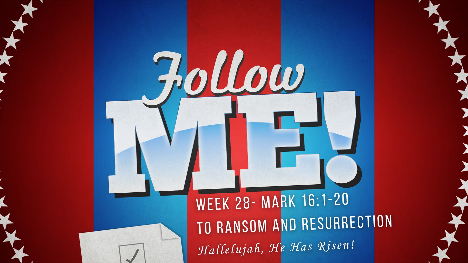 Our Pulpit Minister, Dr. Jason Noble is preaching. Jason's lesson is titled: "Follow Me: To Ransom And Resurrection-Hallelujah, He Has Risen!'". The scripture reading will be from Mark 16:1-20.
Join Us!