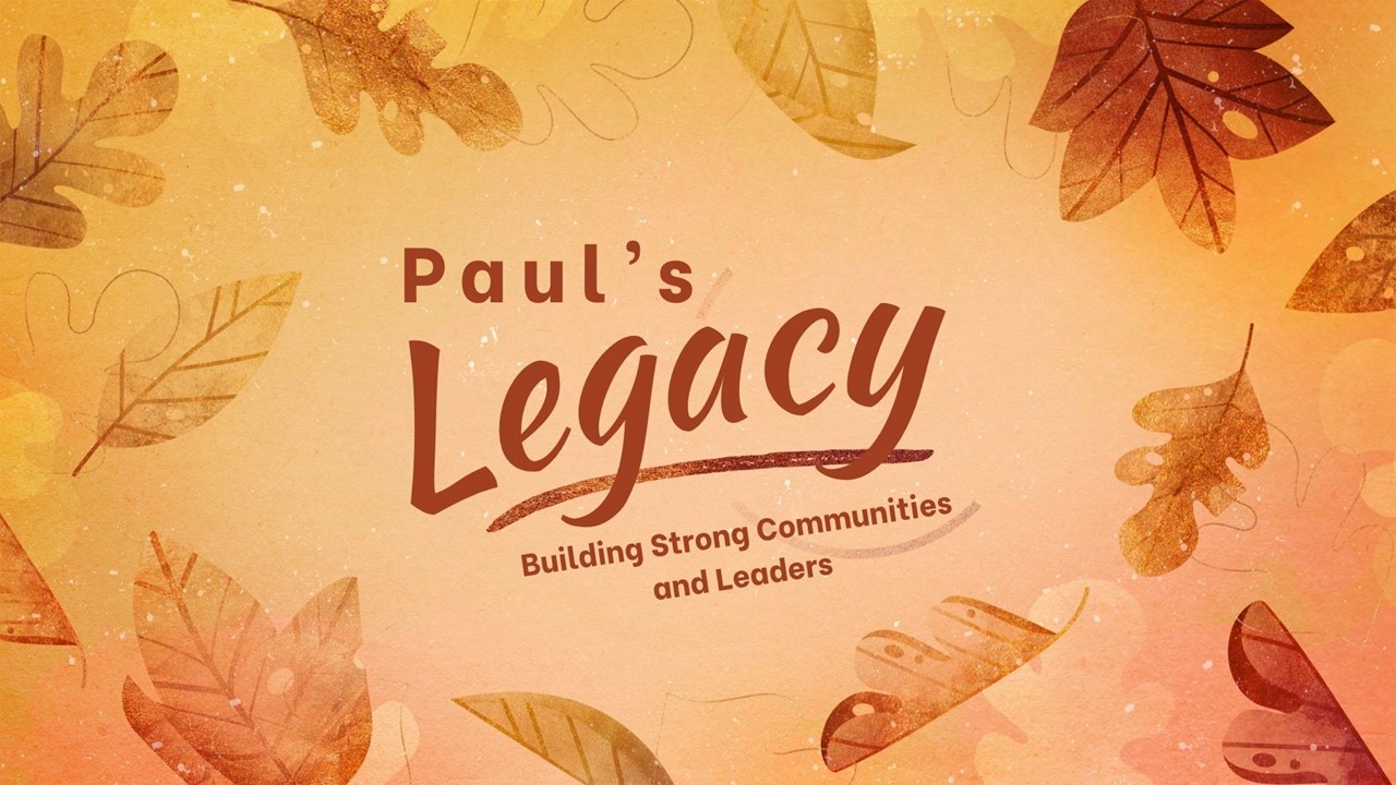 This Sunday, we will continue our seventeen week fall series titled: "Paul's Legacy-Building Strong Communities and Leaders". The class will be led by different teachers each week. This week, Kevin Herrmann will continue covering Colossians 1-3:17