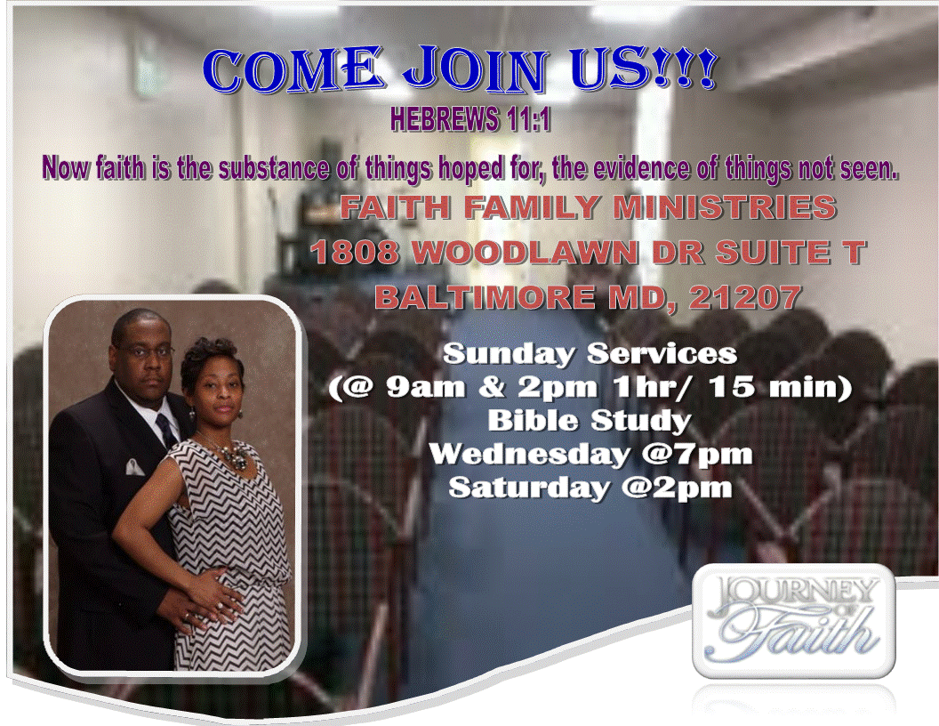 Faith Family Ministries  Live streaming channel.