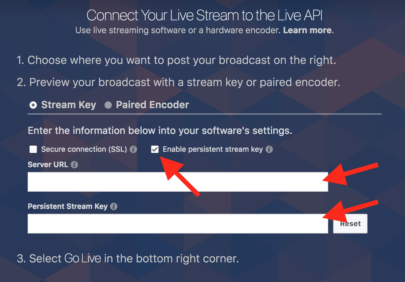 Facebook Live Auto Starting Using A Persistent Stream Key Facebook Live Auto Starting Using A Persistent Stream Key