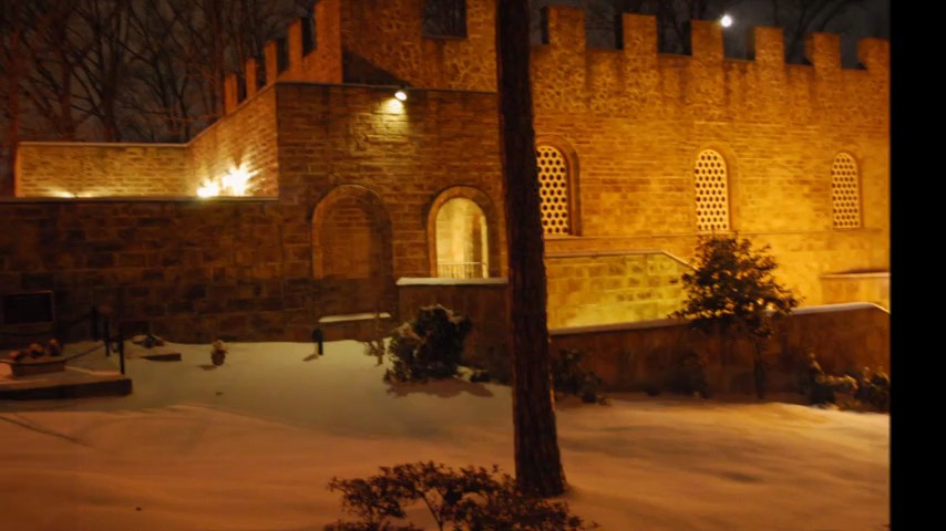 Upper Room Chapel snow