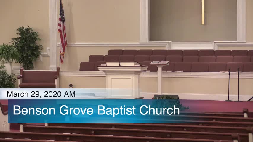 BGBC Live - March 29, 2020 AM