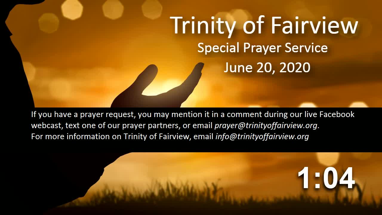 Special Prayer Service