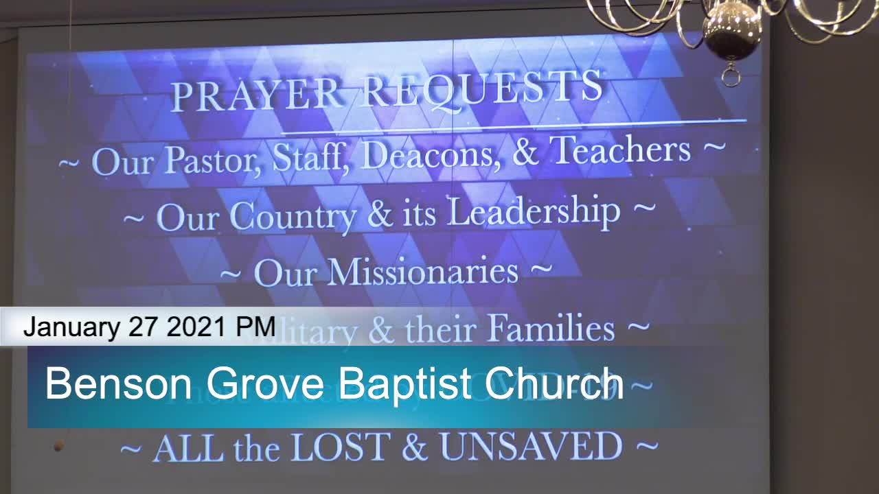 BGBC Live - Mid-Week Prayer Meeting