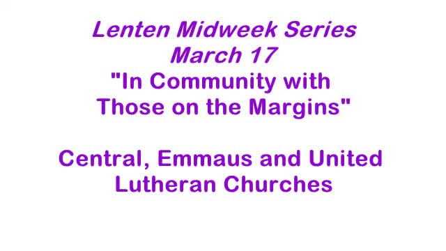 Lent Midweek Worship  March 17