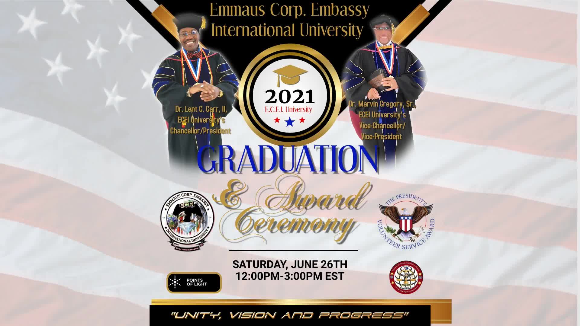 ECEI University Commencement