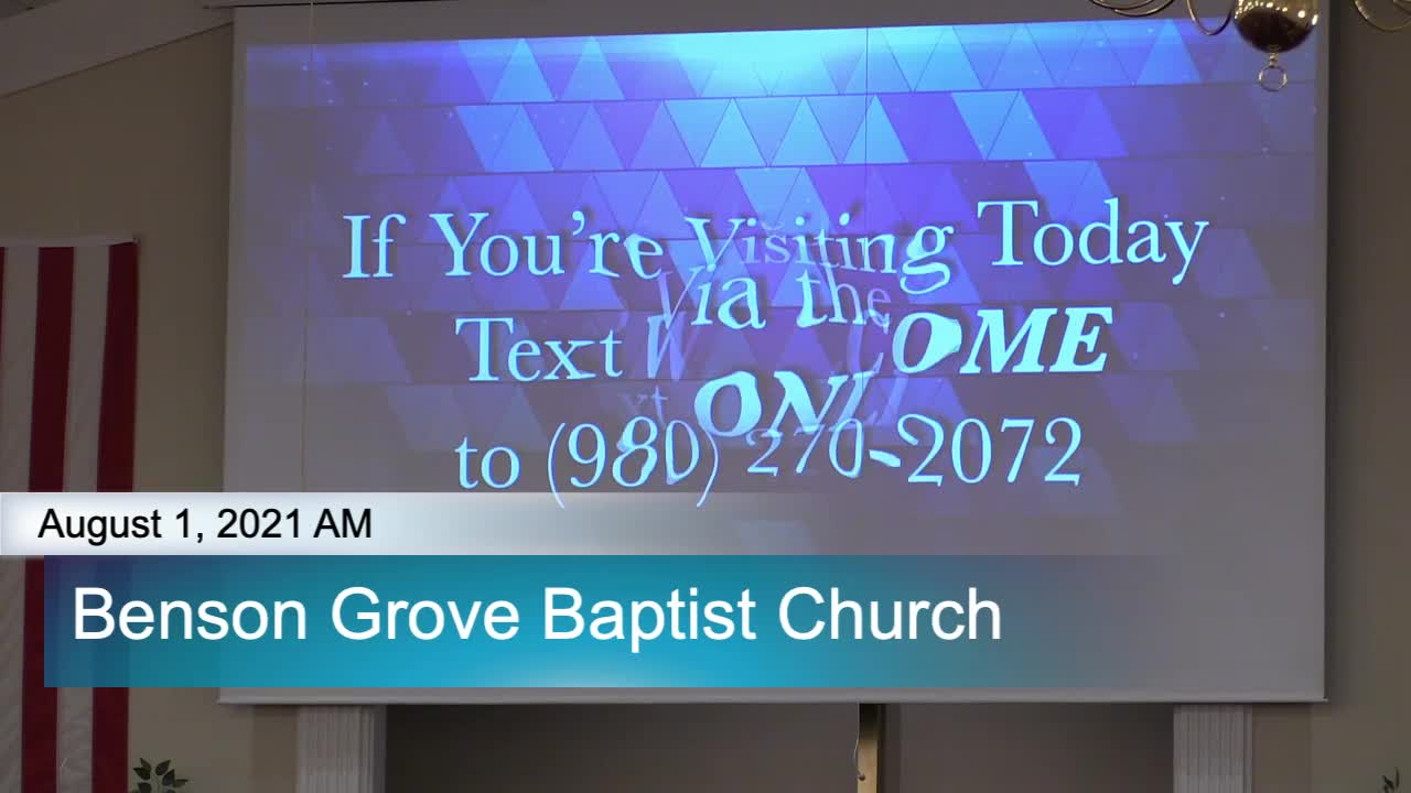 BGBC Sunday School Lesson