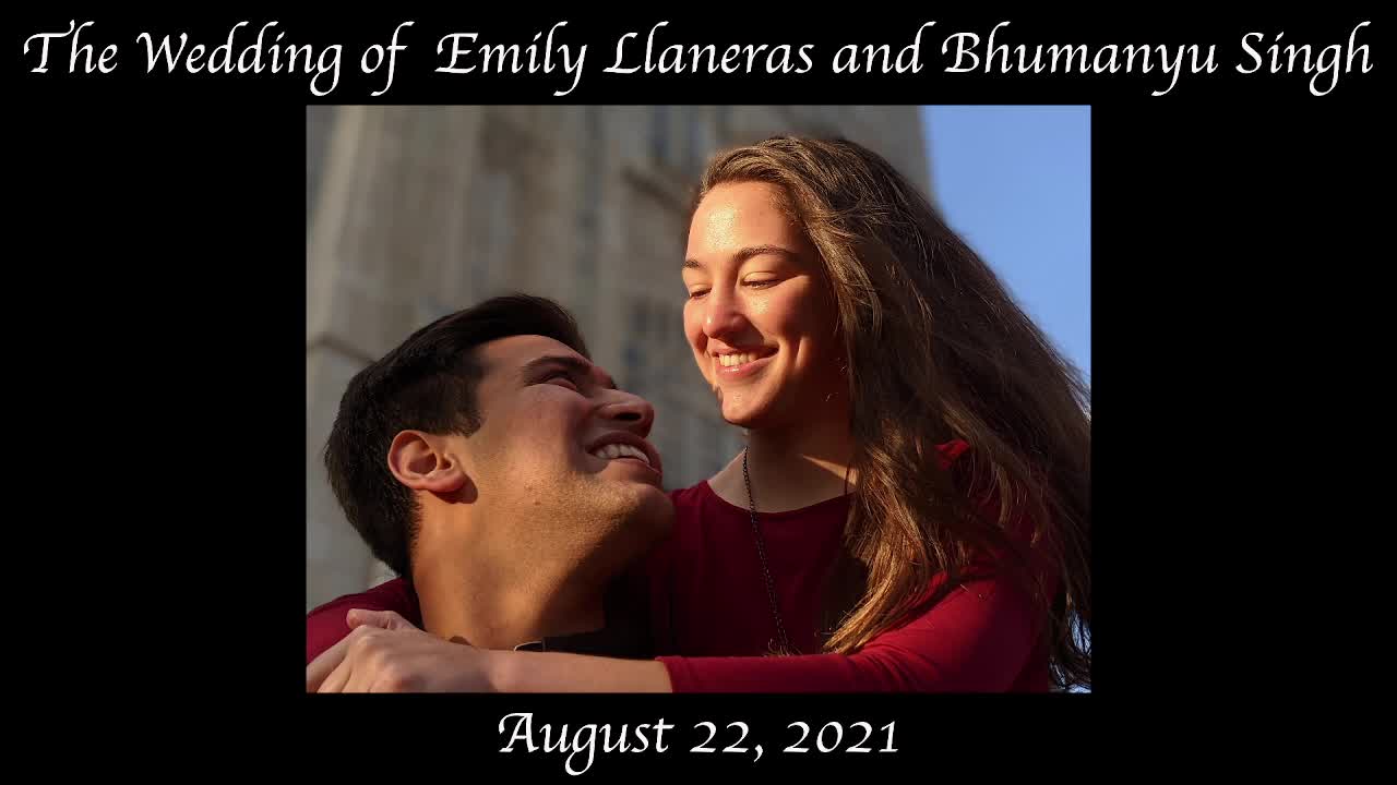 Emily Llaneras and Bhumanyu Singh Wedding 8222021