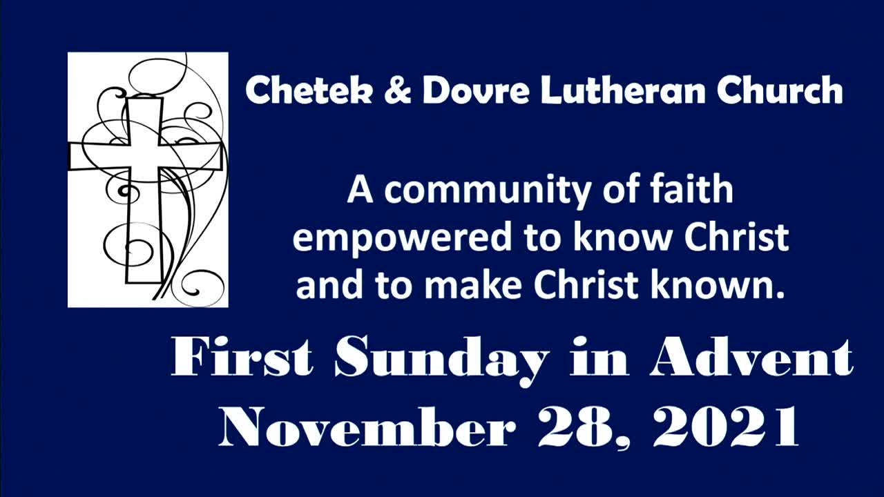 9 15 AM November 28 2021 First Sunday in Ad