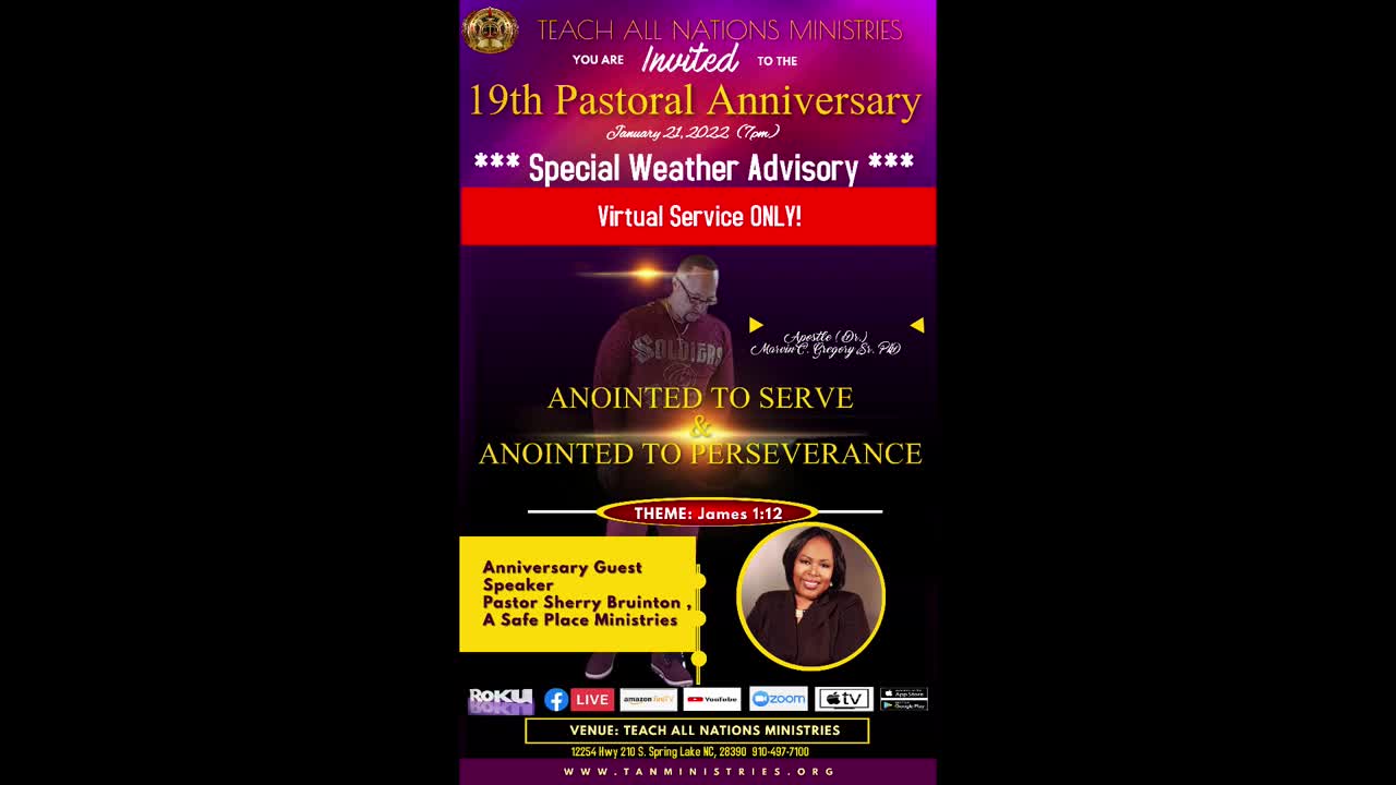 19th Pastoral Anniversary 