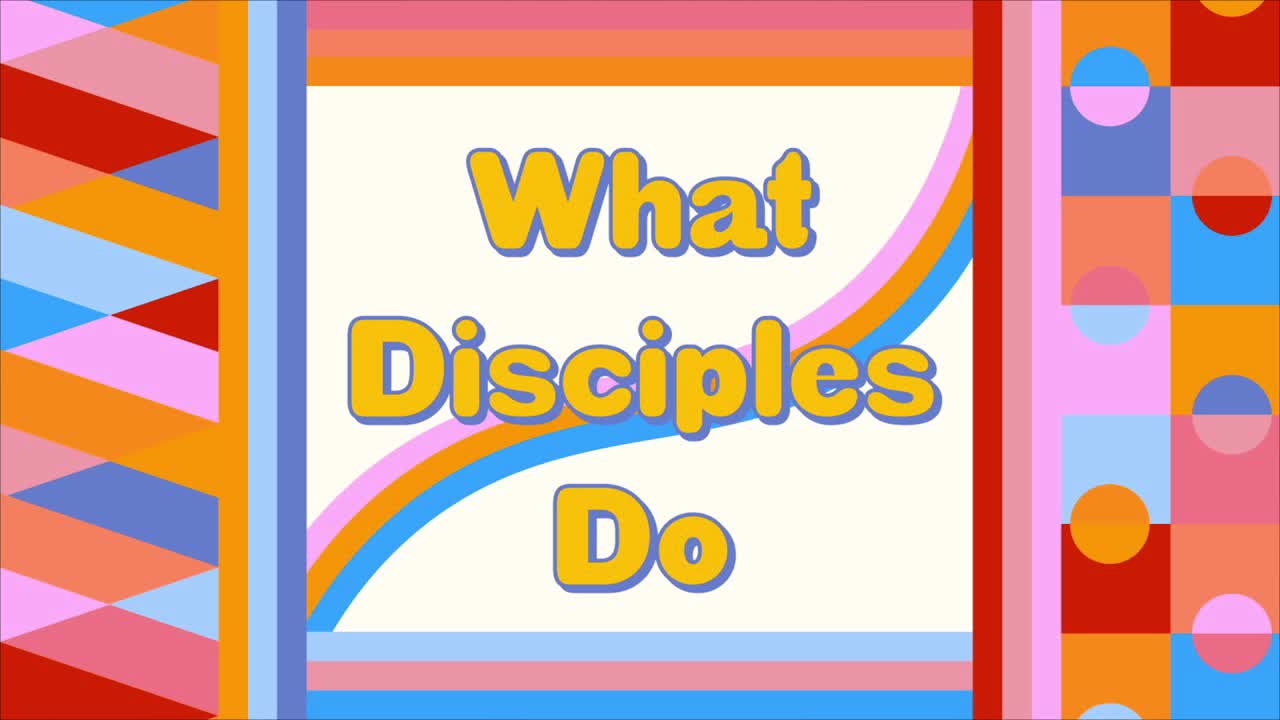 Traditional Service What Disciples Do