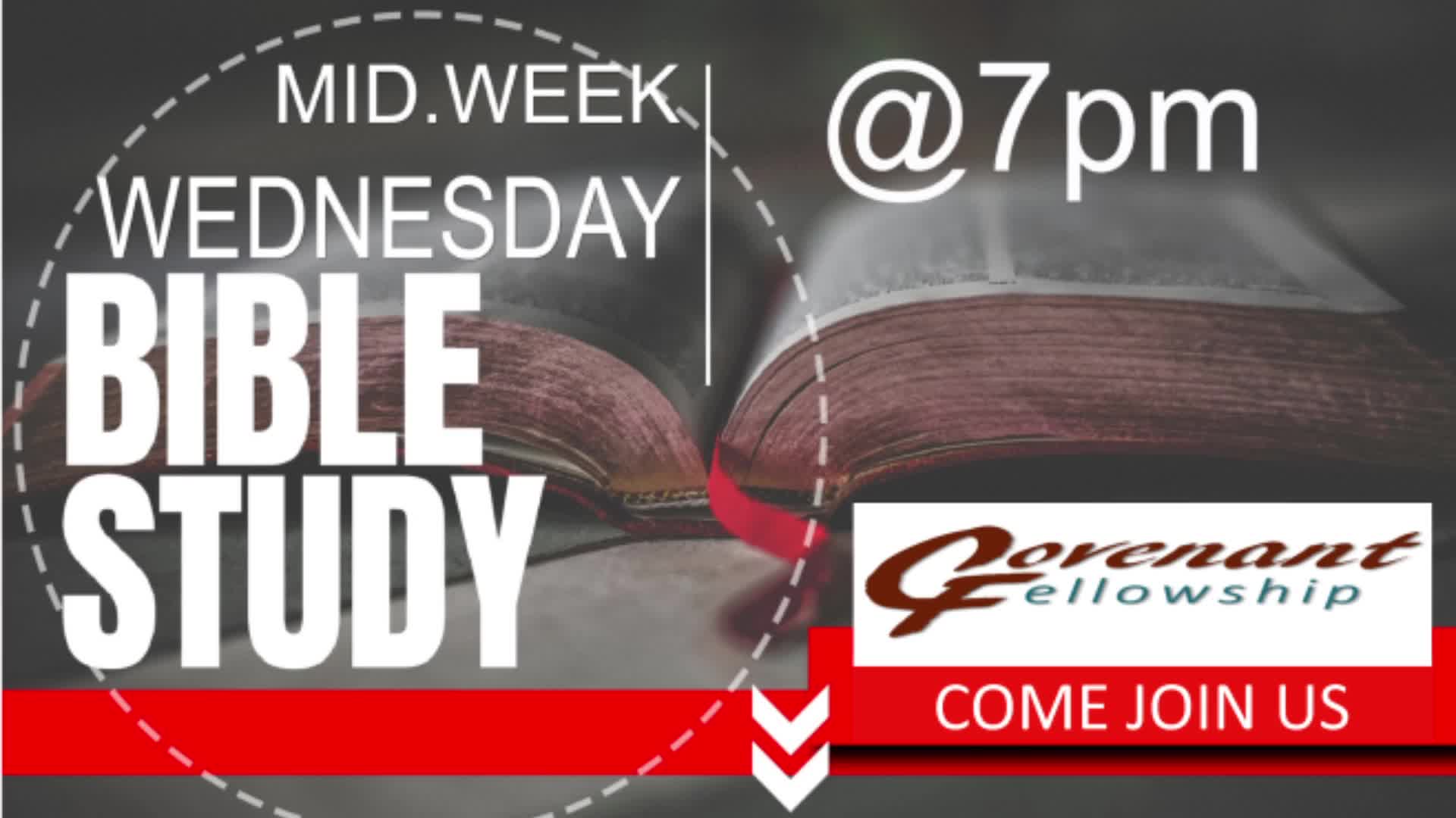 Wednesday Night Bible Study  Feb 06 2022