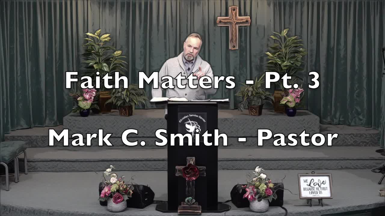 Faith Matters  Pt3 Grow Up