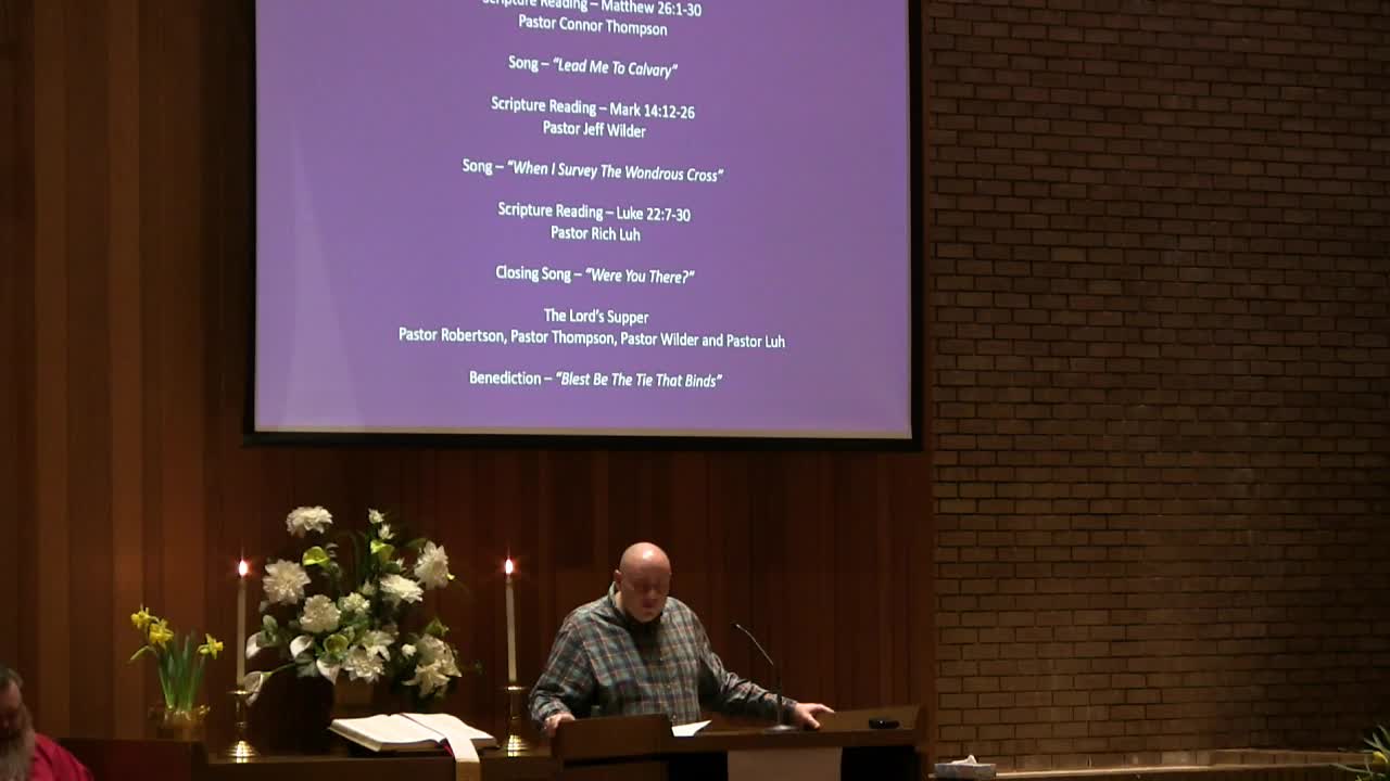 Maundy Thursday 2022 Service