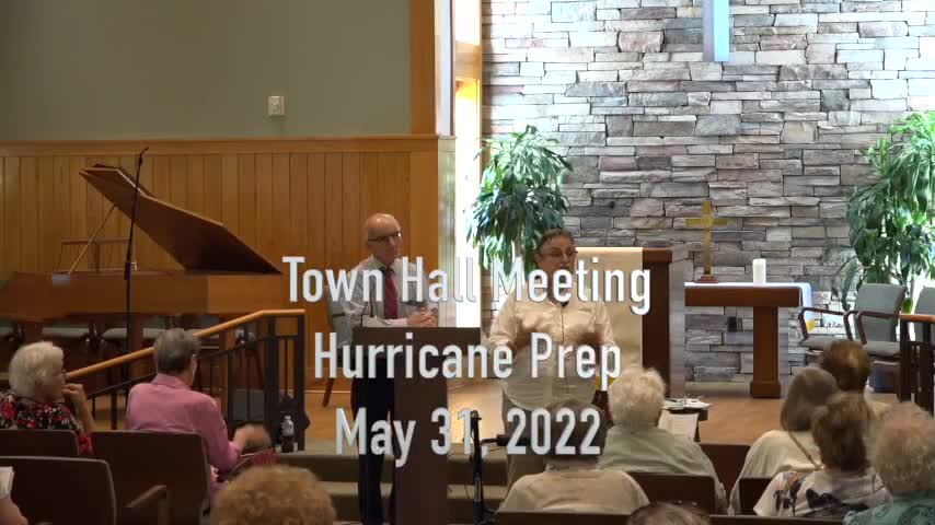 220531 Town Hall Mtg Hurricane Prep