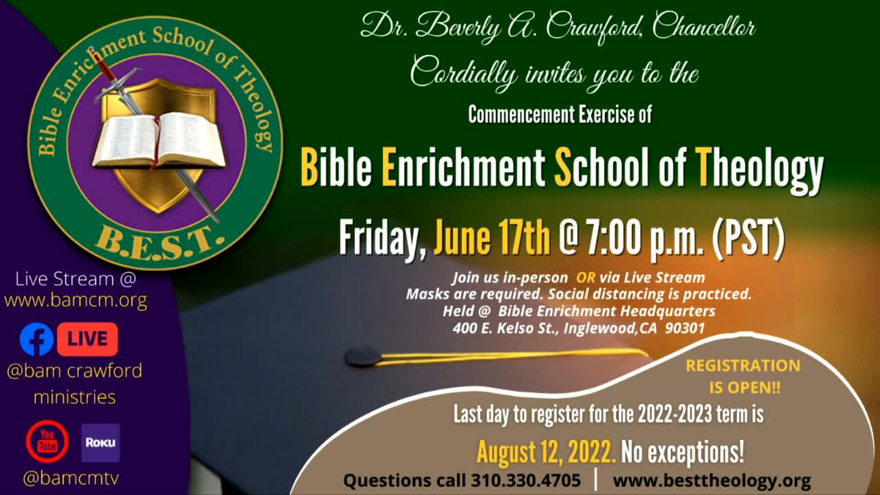 Commencement Exercise of Bible Enrichment 
